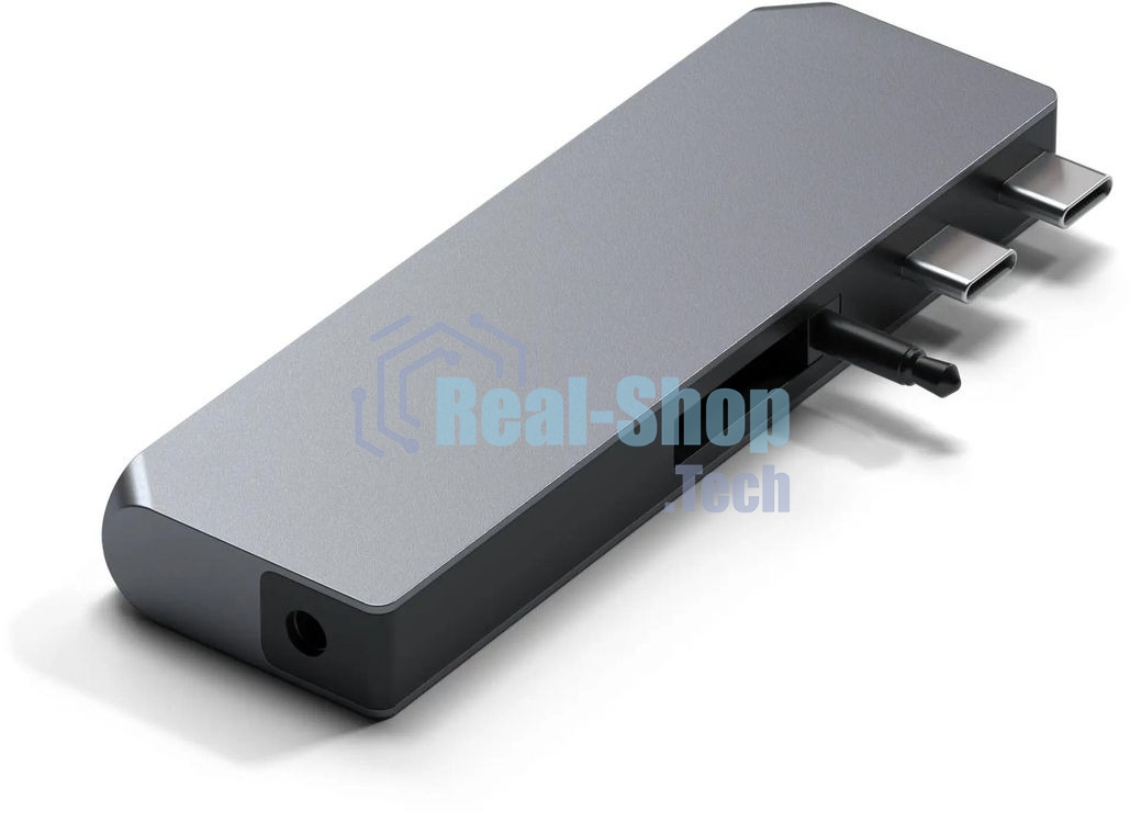 Док-станция Satechi ST-UCPHMIM, USB Type-C, USB 3.0/USB Type-C/RJ-45/Mini jack, USB