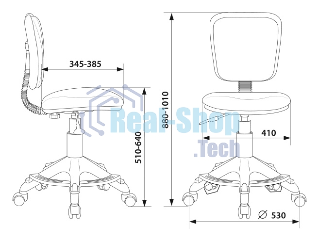 Кресло детское Бюрократ CH-W204/F оранжевый бэнг крестовина пластик подст. для ног пластик белый