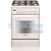 Плита комбинированная Gefest ПГЭ 5302-04 0267 бежевый, конфорок 4 газовых, духовка 55 л, 50 см x 85 см x 58.5 см