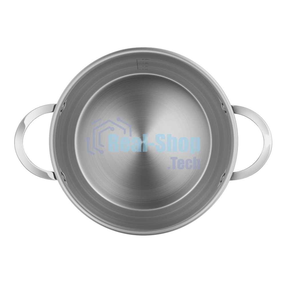 Кастрюля Maunfeld GERDA MCS25S07 из нержавеющей стали со стеклянной крышкой, 18 см, 2,5 л.