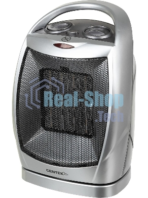 Тепловентилятор Centek CT-6021 серый/черный, 750/1500 Вт, 15 м2, термостат