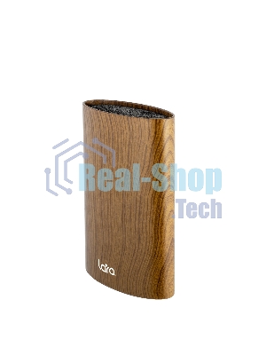 Подставка для ножей универсальная LARA LR05-101 Wood овальная Soft touch полипропилен