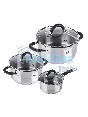 Набор посуды TalleR TR-17190 Телфорд 6 пр. Подходит для всех типов плит (включая индукционную).