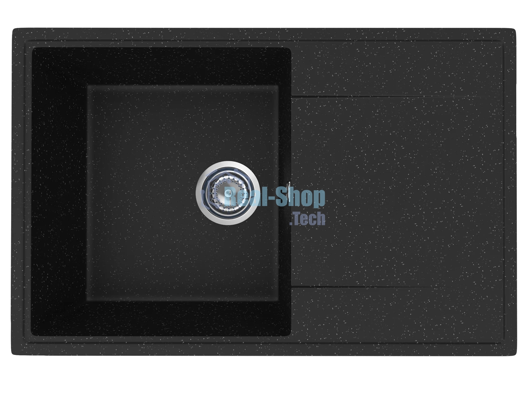 Мойка кухонная PRACTIK PR-M 735-004 черный оникс