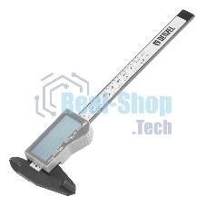 Штангенциркуль пластиковый Denzel 150 мм, электронный, большой дисплей, с глубиномером