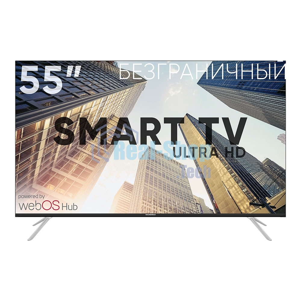 Телевизор SoundMax SM-LED55M06SU\W