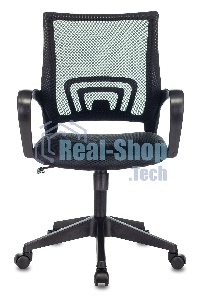 Кресло компьютерное Бюрократ CH-695N/BLACK спинка сетка черный TW-01, сиденье черный TW-11, механизм качания