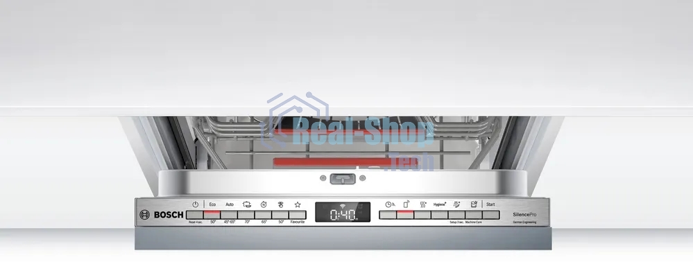 Встраиваемая посудомоечная машина Bosch SPV4HMX65Q, серебристый, 45 см, 10 компл., 45 дБ, класс A+