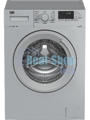 Стиральная машина Beko WSRE6512ZSS серебристый, загрузка фронтальная 6 кг, 1000 об/мин., класс: А