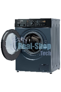 Стирально-сушильная машина Бирюса WMD-SM812/03 W перламутровый синий, загрузка фронтальная 8 кг, 1200 об/мин, класс: А+++