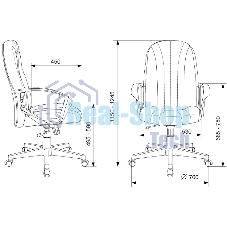 Кресло руководителя Бюрократ T-898/#B черный искусственная кожа