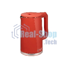 Чайник электрический Energy E-208 1.7 л красный, двойной корпус