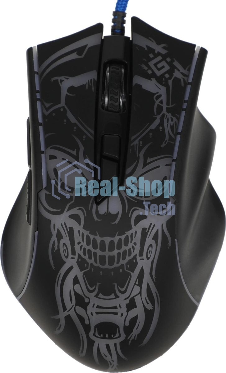 Мышь проводная Defender Bulletstorm GM-928 черный, 7200 dpi, USB, кнопки - 7