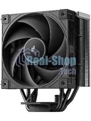 Кулер для процессора DEEPCOOL AK400 G2 LGA1851/1700/1200/115X/AM5/AM4 (12шт/кор, TDP 220W, PWM, Fan 120мм, 4 тепл. Трубки, Wood-grain top cover, черный) RET (R-AK400G2-BKNNMN-GJD)