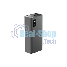 Портативный аккумулятор OLMIO QR-30, 30000mAh, 22.5W, QuickCharge3.0/PowerDelivery, LCD, серый