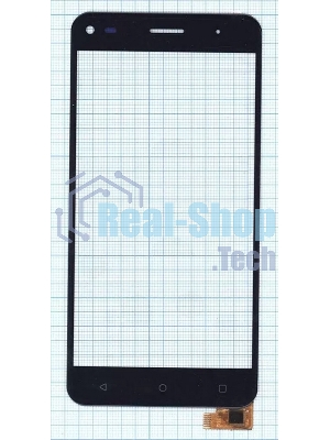 Сенсорное стекло (тачскрин) для Fly FS507 Cirrus 4, черное