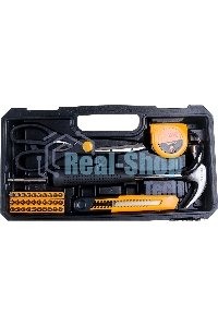 Набор инструментов Deko PRO DKMT62 62 предметов (жесткий кейс)