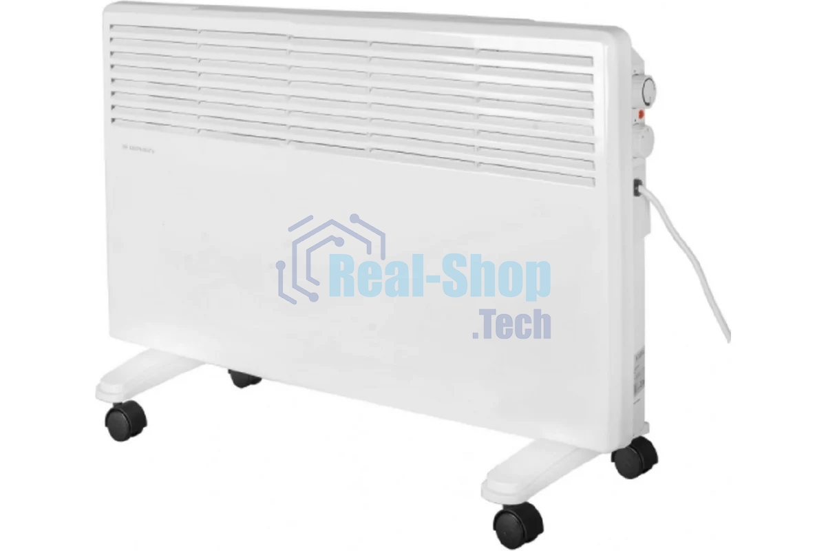 Конвектор Eurolux ОК-EU-2000 белый, 2000 Вт, 25 м2, термостат