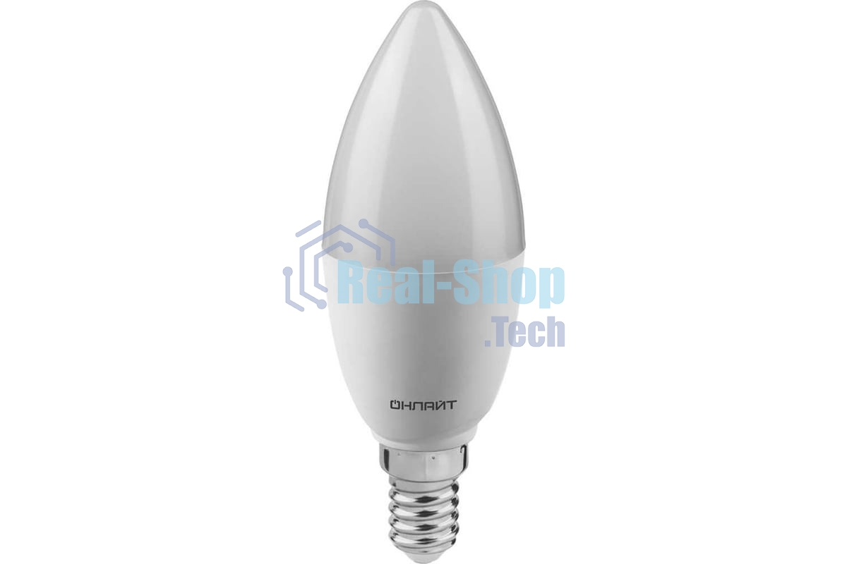 Лампа светодиодная 12вт OLL-C37-12-230-4K-E14-FR ОНЛАЙТ