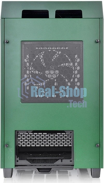 Компьютерный корпус Thermaltake The Tower 100 Racing Green без БП miniITX 1x120мм 3x140мм 2xUSB 3.0 audio bott PSU