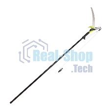 Выдвижная шестопильная пила и секатор Deli DL580511, 2 шкива, сталь SK5, длина лезвия 290 мм, телескопическая рукоятка