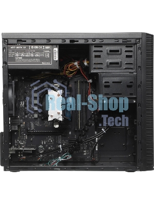 Компьютер Amur Нарвал B7I21 MT i3 12100 (3.3) 16Gb SSD 512Gb UHDG 730 FreeDOS 2.5xGbitEth 400W мышь клавиатура черный (RUS) (2147008)