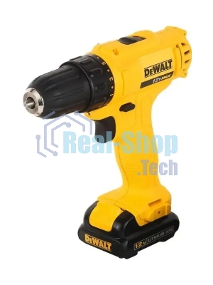 Дрель-шуруповерт DeWalt DCD700D2, 12 В, 2 Ач, 24 Нм, щеточный