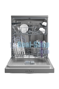 Посудомоечная машина Beko BDFN15421S, серебристая, 59.8 см, 14 компл., 49 дБ, класс A