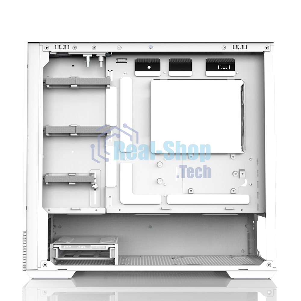 Компьютерный корпус ZALMAN P30 AIR, MATX, белый, WINDOW, 2xCombo (3.5'' or 2.5''), 3x2.5