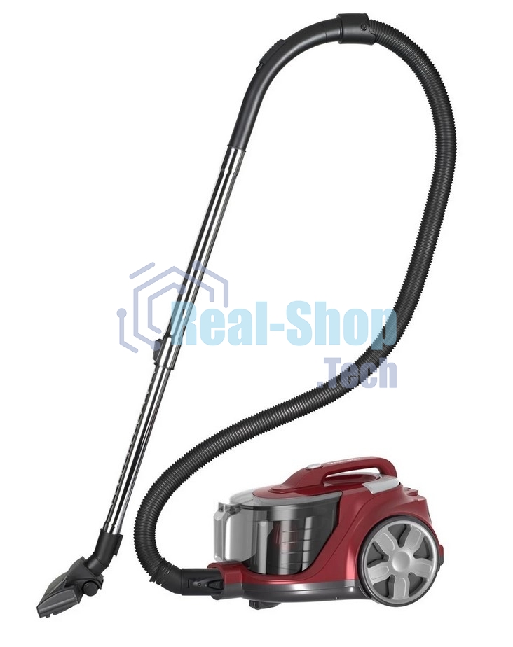 Пылесос Eurostek EVC-4514 красный, 500/2800 Вт, уборка сухая, пылесборник контейнер 3 л