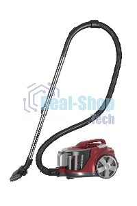 Пылесос Eurostek EVC-4514 красный, 500/2800 Вт, уборка сухая, пылесборник контейнер 3 л