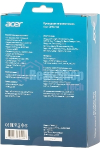 Мышь проводная Acer OMW150 черный, 4800 dpi, USB, кнопки - 8