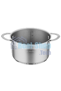 Кастрюля Maunfeld GERDA MCS25S07 из нержавеющей стали со стеклянной крышкой, 18 см, 2,5 л.