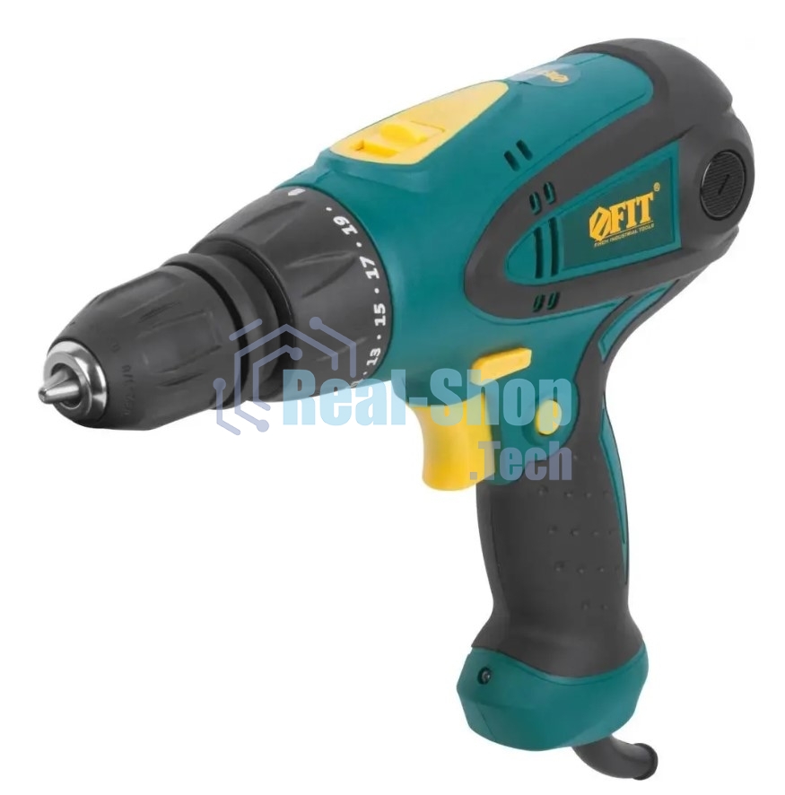 Дрель-шуруповерт сетевая FIT ES-286, Сетевая, 280 Вт