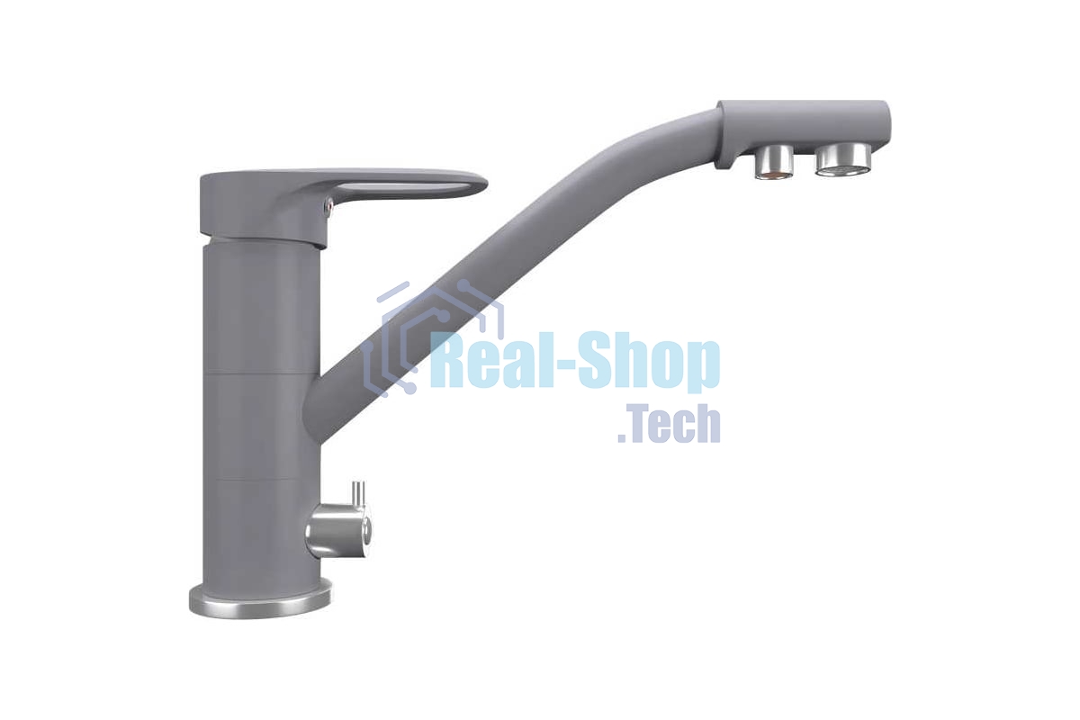 Кухонный смеситель Maunfeld MFQT-10LGR светло-серый