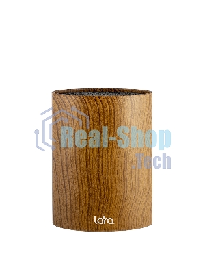 Подставка для ножей универсальная LARA LR05-101 Wood овальная Soft touch полипропилен