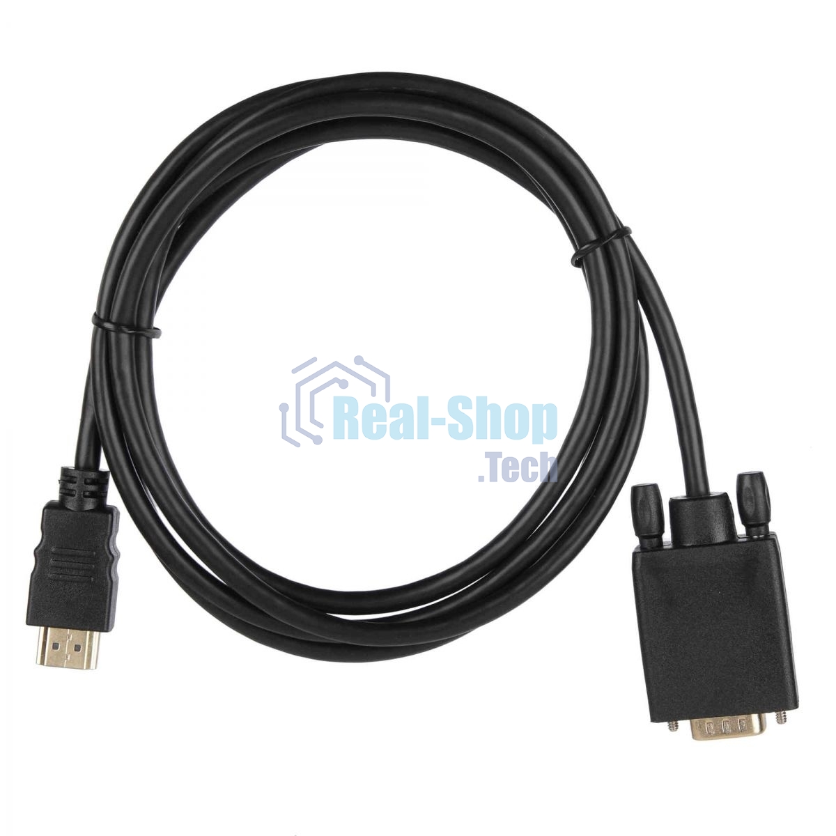 Кабель ACD-DHVM1-18B ACD-DHVM1-18B HDMI 1.4, Golden Plated,19m/15m, HDMI-VGA черный, 1.8м