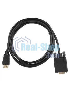 Кабель ACD-DHVM1-18B ACD-DHVM1-18B HDMI 1.4, Golden Plated,19m/15m, HDMI-VGA черный, 1.8м
