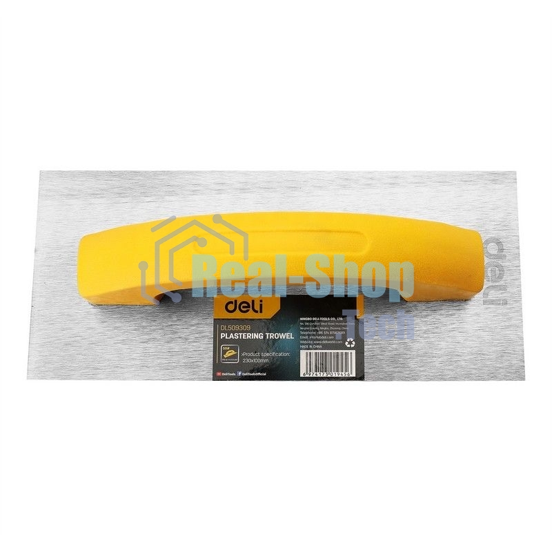 Кельма штукатурная прямоугольная Deli DL509309 230х100мм