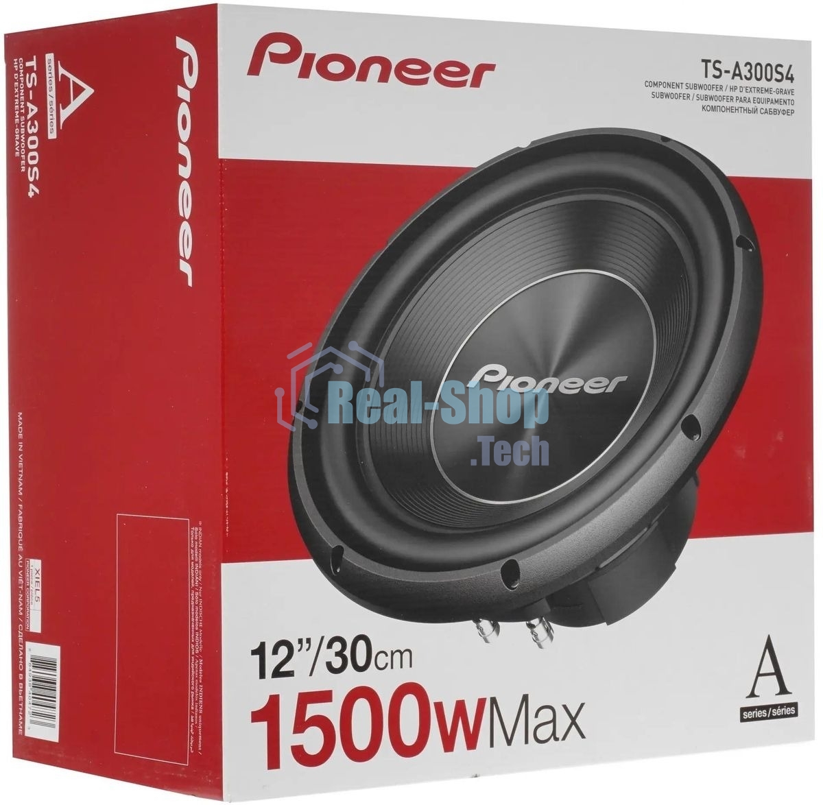Сабвуфер автомобильный Pioneer TS-A300S4 500Вт пассивный (30 см/12