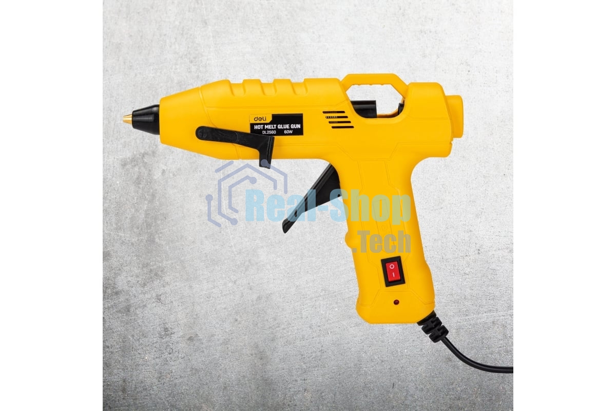 Клеевой пистолет Deli DL2560 (60Вт, диаметр стержня 11мм)