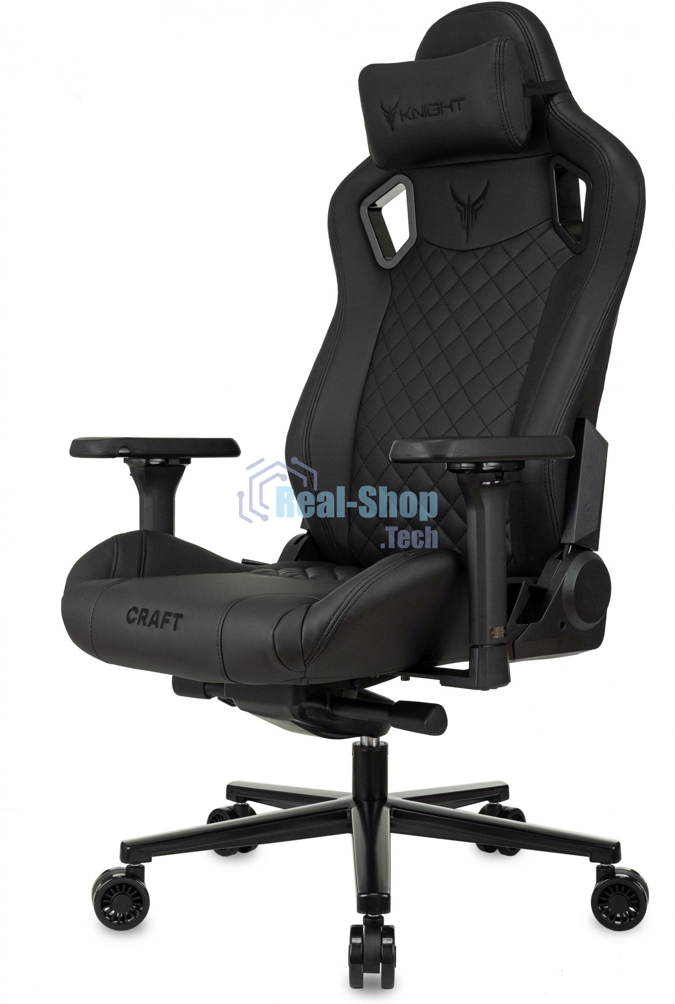 Кресло игровое Knight Craft черный