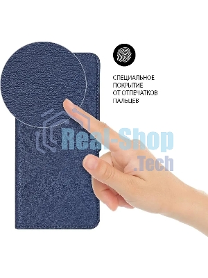 Чехол (флип-кейс) DF xiFlip-79, для Xiaomi 12 Pro, синий xiflip-79 (blue)