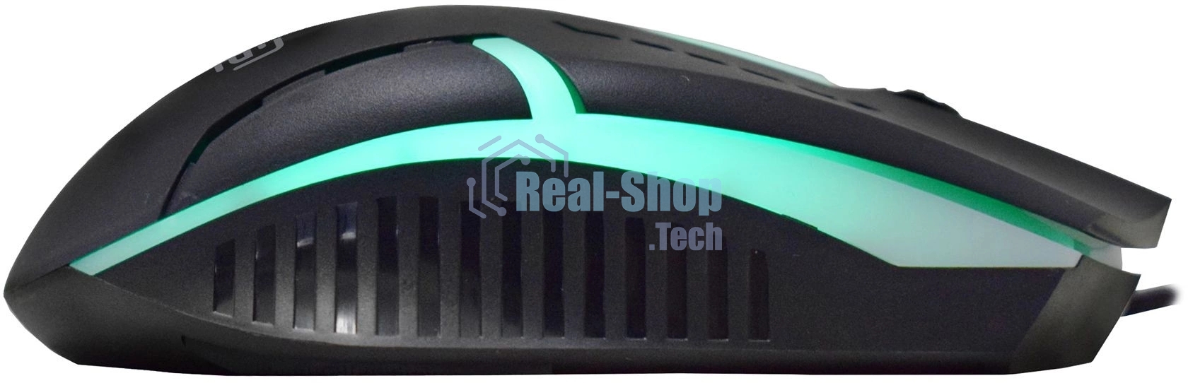 Мышь проводная Oklick 398G черный, 2400 dpi, USB, кнопки - 4