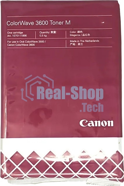 Картридж лазерный Canon ColorWave 3600 Тoner M (3281C003) пурпурный (magenta) для Canon Oce ColorWave 3600