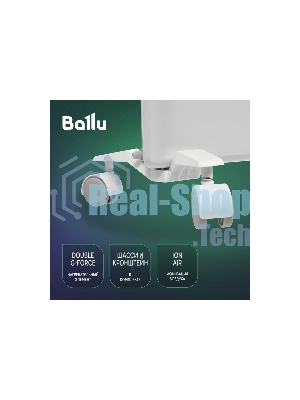 Конвектор электрический Ballu Ettore BEC/ETMR-2000 белый, 2000 Вт, 25 м2, термостат