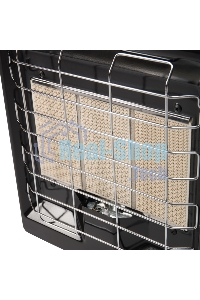 Обогреватель инфракрасный газовый Rexant для дома, 4,2 кВт, для баллона 27 л, черный