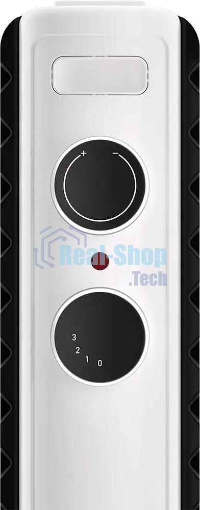 Обогреватель масляный Royal Clima Laggio Nero ROR-LN7-1500M, с терморегулятором, 1500Вт, 6 секций, 3 режима, белый/серый