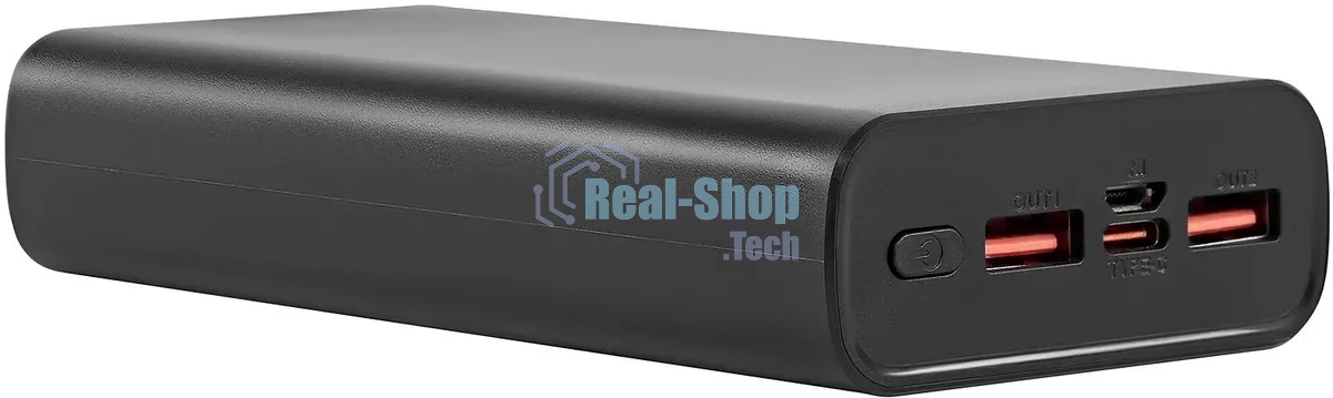 Портативный аккумулятор Digma DGPF20A 20000mAh QC3.0/PD3.0 22.5W 3A 2xUSB-A/USB-C черный