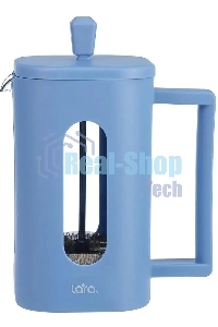 Френч-пресс LARA LR06-57-600 0,6 л, жаропрочное боросиликатное стекло